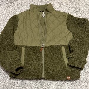 Liv Outdoor Women’s Sherpa Jacket with Quilted Upper